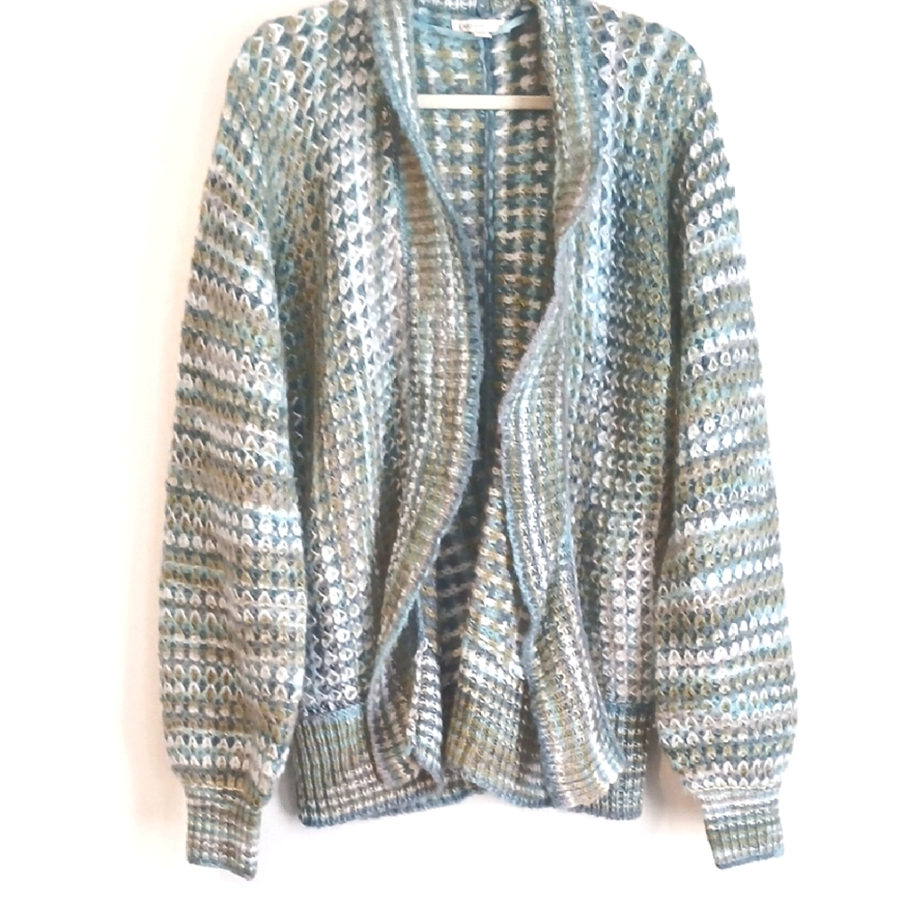 Cato "Multi Color" Long Cardigan in Size XL